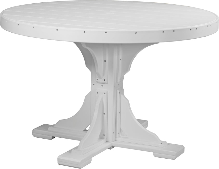 LuxCraft 4' Round Table - Dining Height