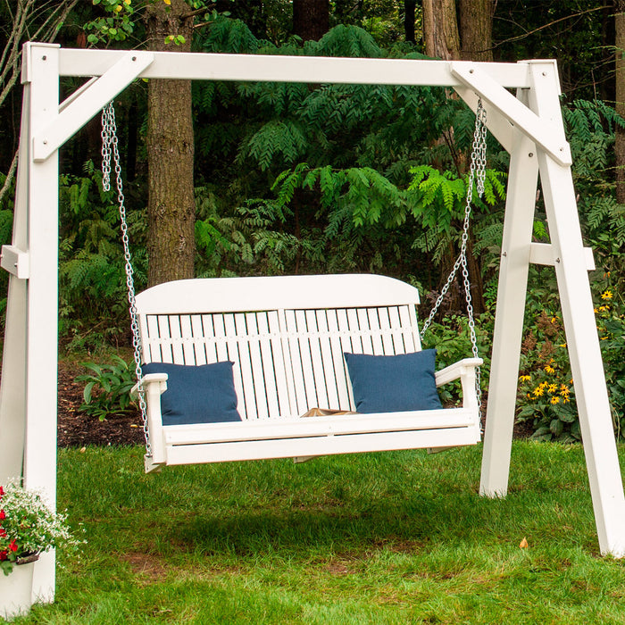 LuxCraft A-Frame Vinyl Swing Stand